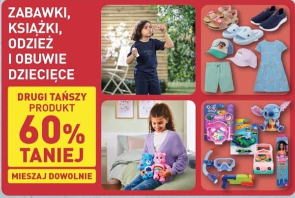 Wszystkie zabawki, książki, odzież i obuwie dziecięce