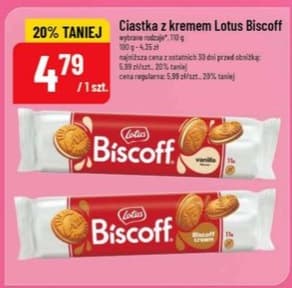 ciastka z kremem Lotus Biscoff