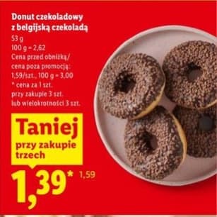 donut czekoladowy z belgijską czekoladą