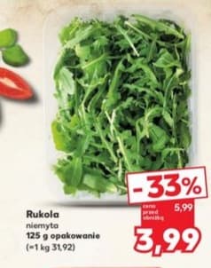 rukola niemyta