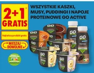 wszystkie puddingi, musy i kaszki proteinowe