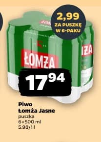 Łomża piwo jasne 6x500ml