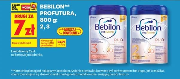 Bebilon mleko modyfikowane profutura 800g
