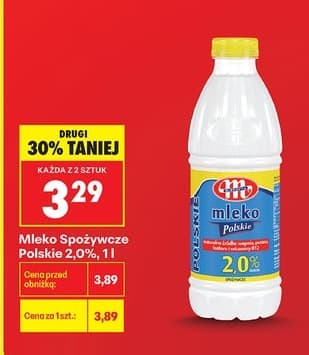 mleko spożywcze polskie 2,0%