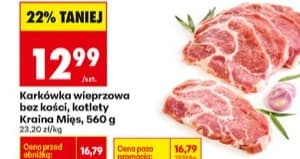 karkówka wieprzowa bez kości kotlety