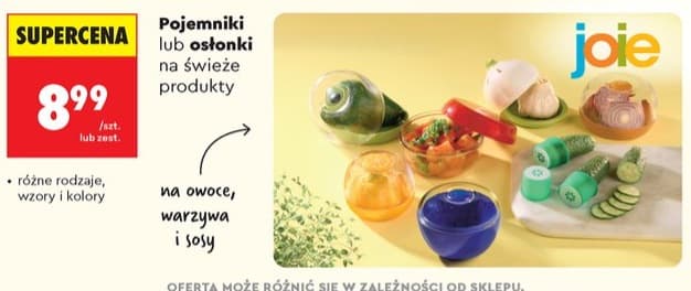pojemniki lub osłonki na świeże produkty