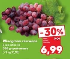 winogrona czerwone bezpestkowe