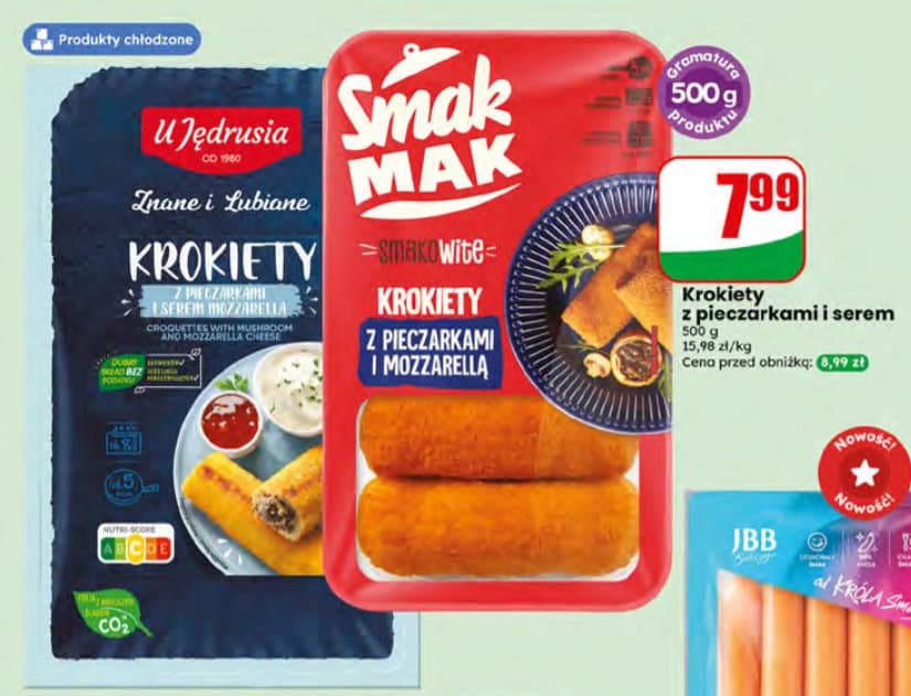 krokiety z pieczarkami i serem