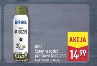 Bros spray na odzież przeciwko kleszczom 90ml