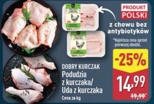 podudzia z kurczaka lub uda z kurczaka
