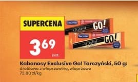 kabanosy Exclusive Go! drobiowe z wieprzowiną
