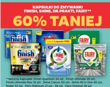 Wszystkie kapsułki do zmywarki
