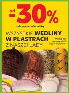 Wszystkie wędliny w plastrach
