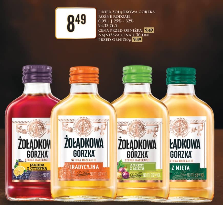 Żołądkowa Gorzka likier Żołądkowa Gorzka 0.09l