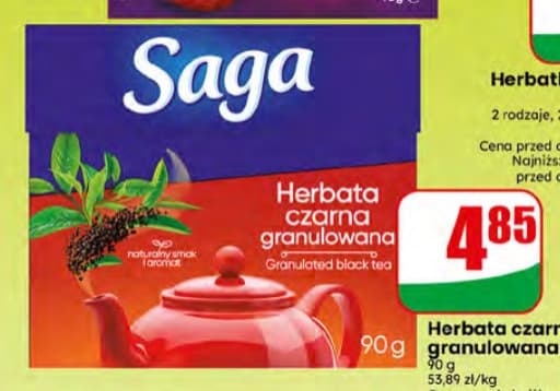 herbata czarna granulowana