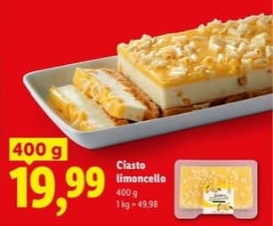 ciasto limoncello