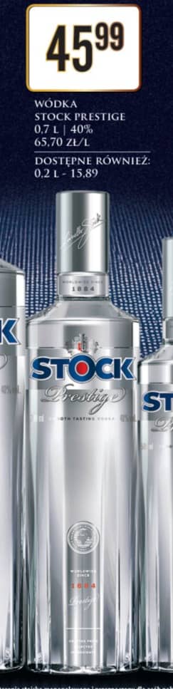 Stock wódka prestige 0.2l