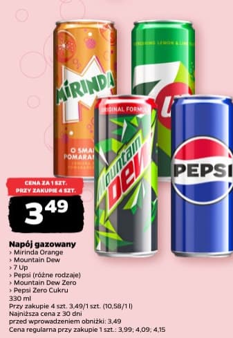 napój gazowany różne marki