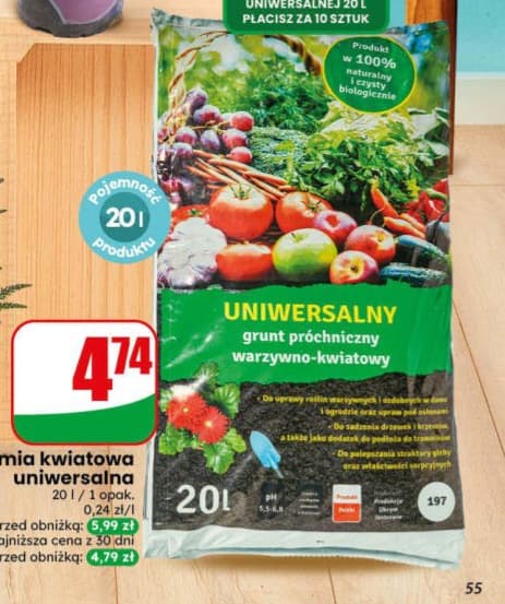 ziemia kwiatowa uniwersalna