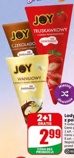 lody rożek z polewą