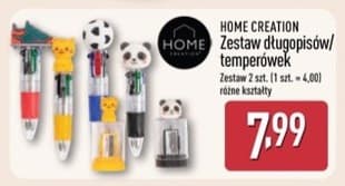 zestaw długopisów/temperówek