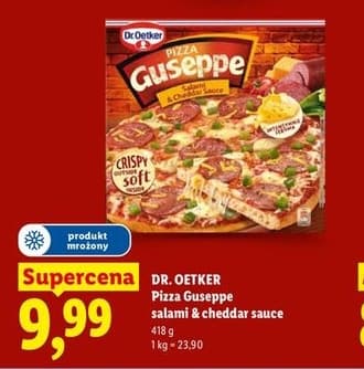 pizza Guseppe salami i sos cheddar