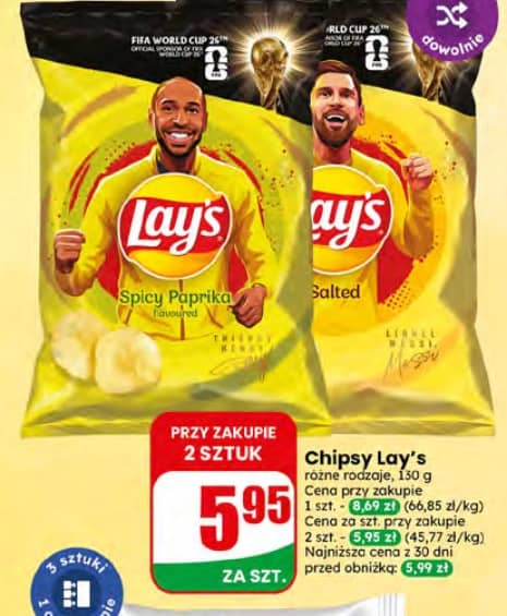 Lay's chipsy 130g