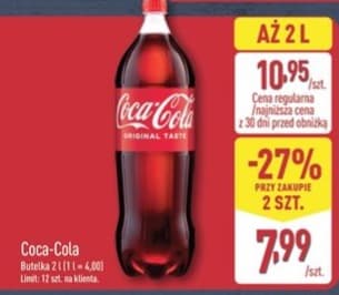 napój gazowany coca-cola