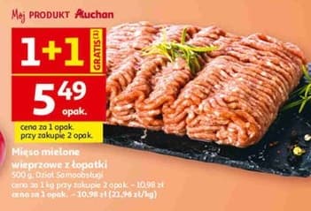mięso mielone wieprzowe z łopatki