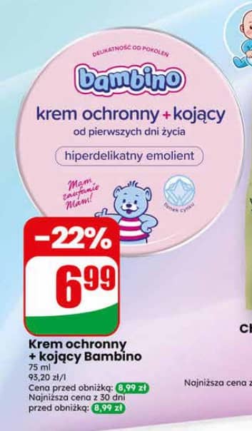 Bambino krem ochronny + kojący 75ml