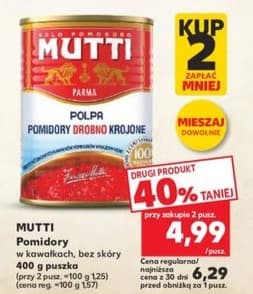 pomidory w kawałkach, bez skóry