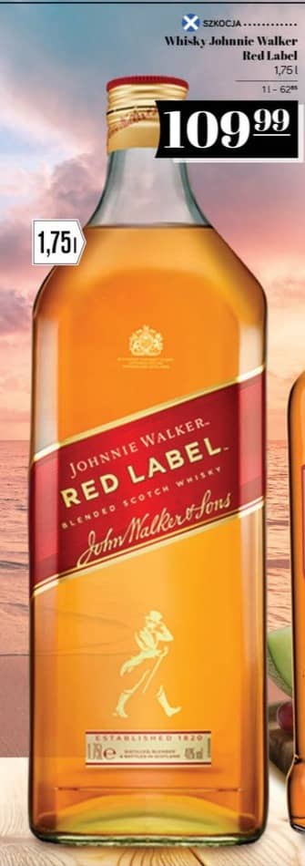 Johnnie Walker whisky Red Label 1.75l