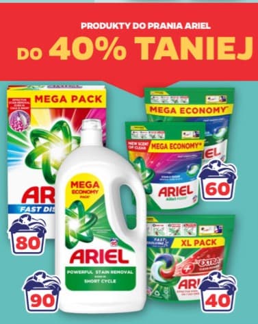 Wszystkie produkty do prania Ariel