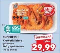 SuperFish krewetki białe gotowane 500g