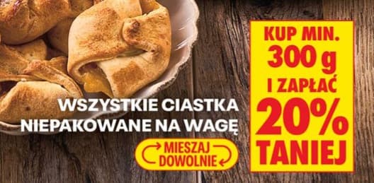 Wszystkie ciastka niepakowane na wagę