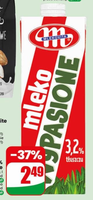 mleko UHT 3,2% wypasione