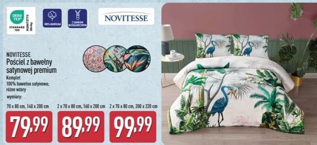 pościel z bawełny satynowej premium