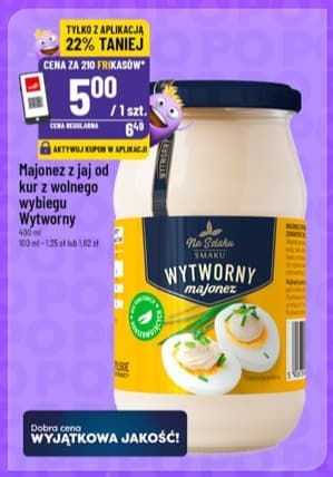 majonez z jaja od kur z wolnego wybiegu Wytworny