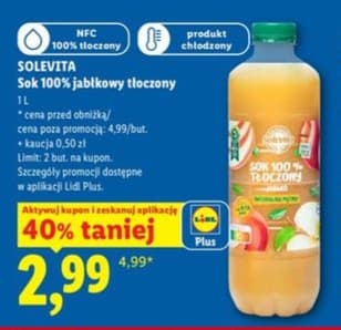 sok 100% jabłkowy tłoczony