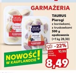 pierogi z borówkami, z truskawkami