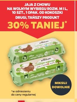 Wszystkie jaja z chowu na wolnym wybiegu