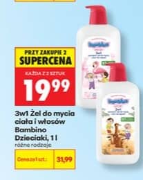Bambino żel do mycia ciała i włosów 3w1 Dzieciaki 1l