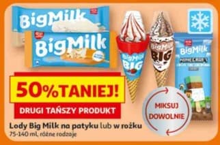 lody na patyku lub w rożku
