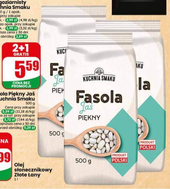 Kuchnia Smaku fasola Piękny Jaś 500g