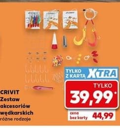 zestaw akcesoriów wędkarskich