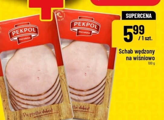 schab wędzony na wiśniowo