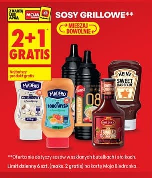 sosy grillowe różne marki