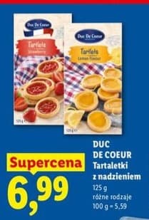 tartaletki z nadzieniem