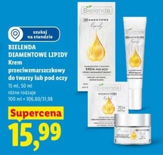 krem przeciwzmarszczkowy do twarzy lub pod oczy