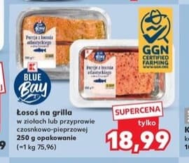 łosoś na grilla w ziołach lub przyprawie czosnkowo-pieprzowej